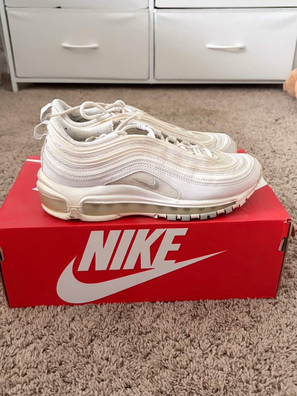 Nike Air Max 97 Pearl White Running Shoes
